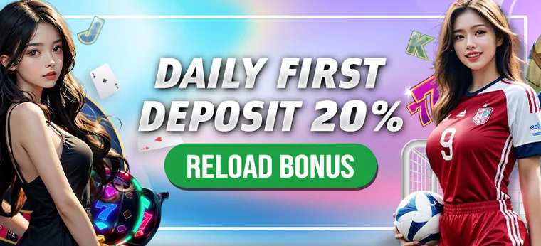 7SLOTS 20% Daily First Deposit Bonus