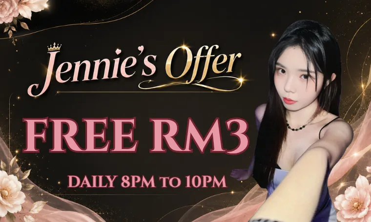 GSLOT Jennie's Daily Free Credit RM3