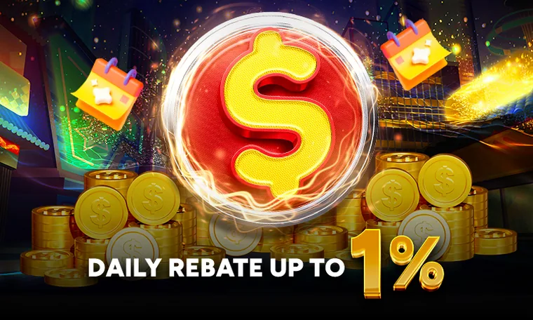 GSLOT Daily Rebate Up To 1%